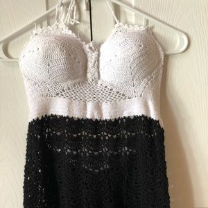 Black and white dress